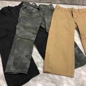 Boys 2t pants lot of 3 Janie and Jack